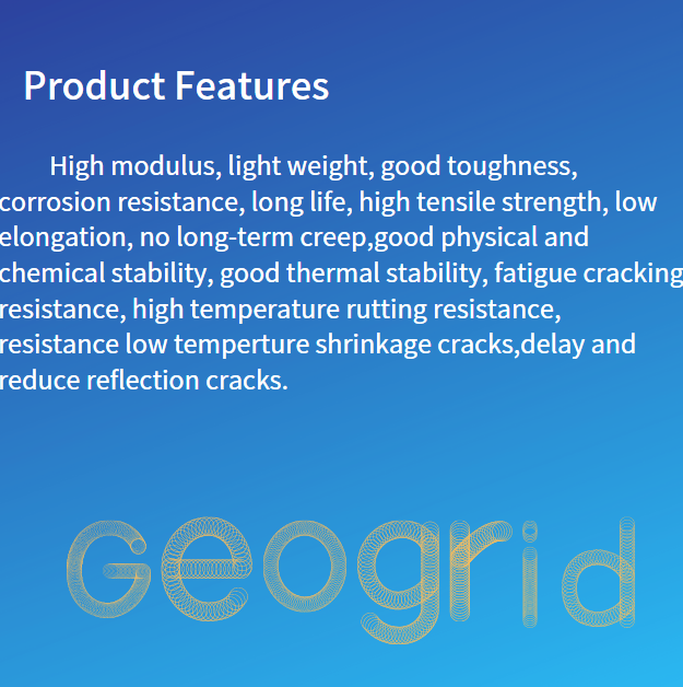 Fiberglass Geogrid in PP Material for Slope Protection and Reinforcement in Outdoor