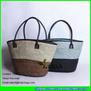 China LUDA summer straw handbags cute wheat straw beach bags for girls wholesale