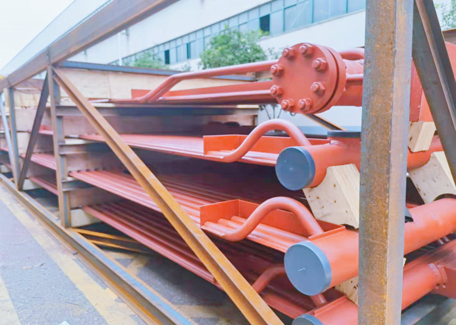 Airtight 16 Tons Argon Welding Boiler Membrane Walls