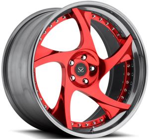 China Customized 21 and 22 inche 2-Piece Forged Wheels For Mercedes-Benz CL550/ Rims 21 inch with 5x112 PCD Made of 6061-T6 wholesale