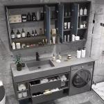 Modern 48 Inch Bathroom Vanity Wash Basin Cabinet Combination