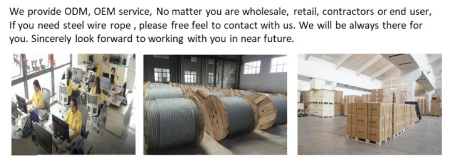 3.2mm 7X7 Plastic Coated Galvanized Steel Wire Rope Vinyl Coated For Clothes Lines