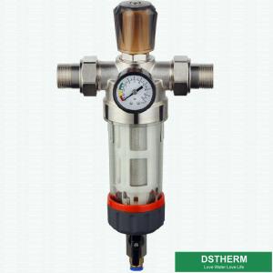 China Whole House Washable Brass Body With Water Meter Stainless Steel Mesh Brass Water Pre Filte wholesale