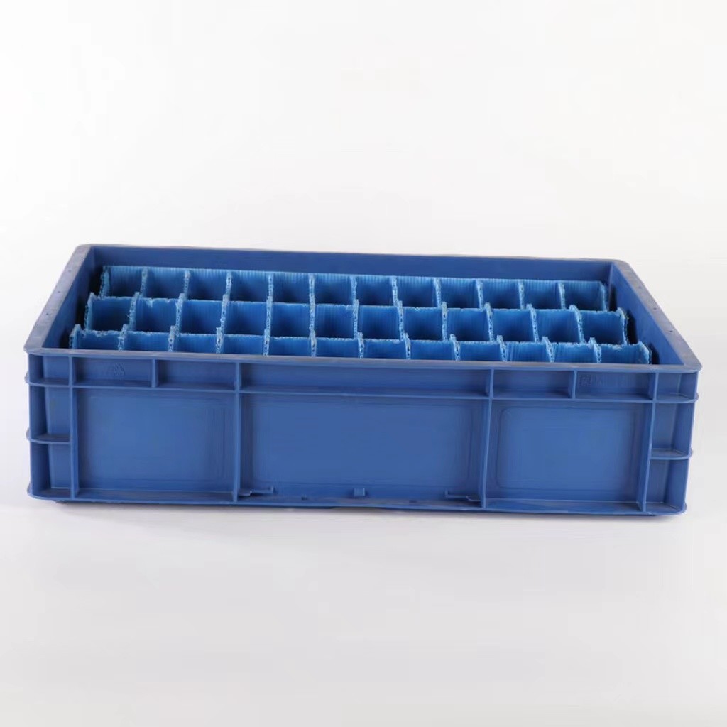 Corrugated Plastic Carton Box Industrial Warehouse Containers Divider Moving Box