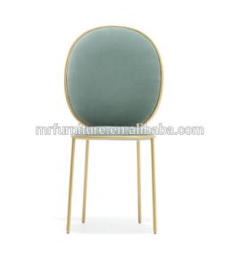 China Nika Zupanc High Fashion Armless Stay Dining Chair in teak pink velvet fabric wholesale