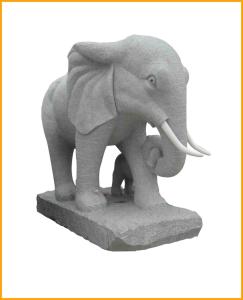 China Carving Stone Elephant Sculpture wholesale