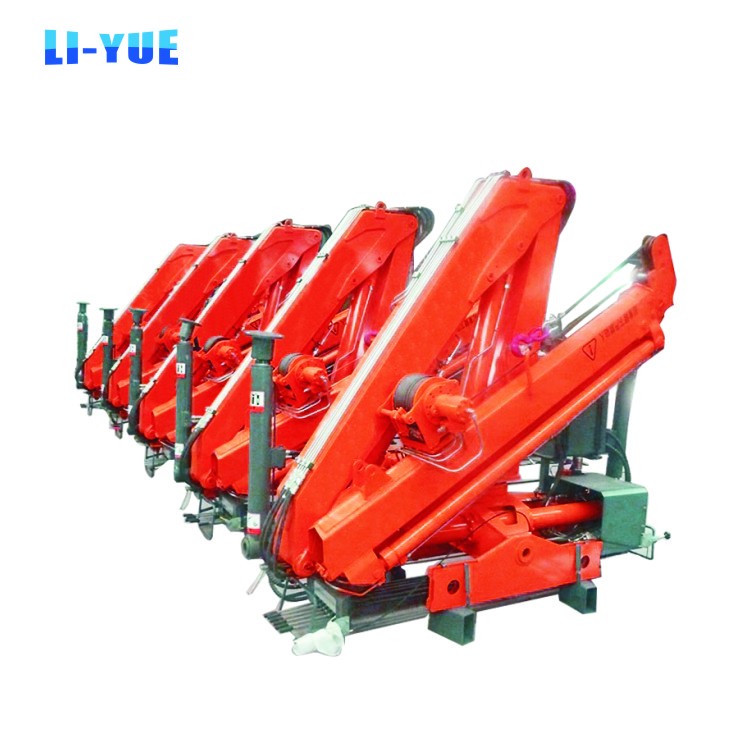 Hydraulic Folding Arm Brick Grab Block Lifting Crane With Truck