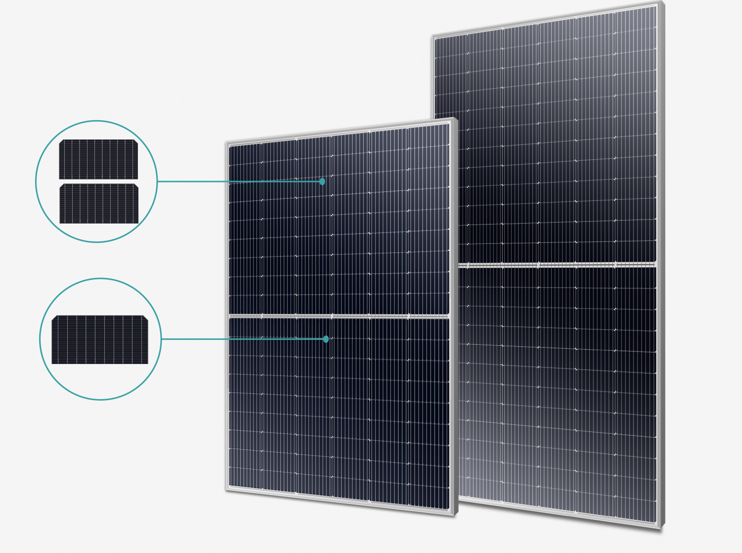 Risen Ja Trina Jinko Longi Perc Half Cell 400w 450W 500w 550W 600w Solar Panel Bifacial Solar Modules Bifacial Solar Panel