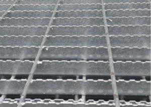 China High Strength SS304 Durable Galvanized Serrated Bar Grating Anti Rust wholesale