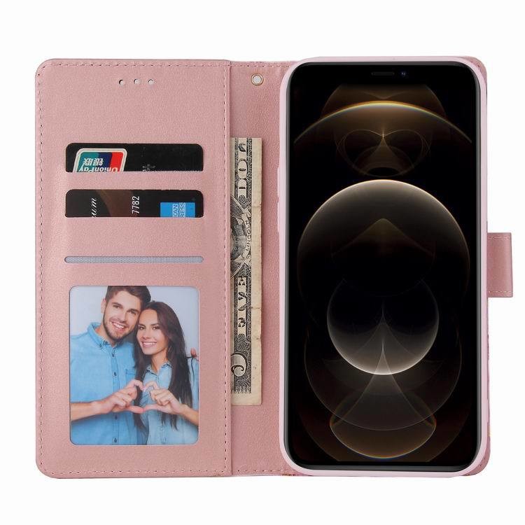 Portable Handmade Leather Cell Phone Cases Hand Strap Card Slot Holder