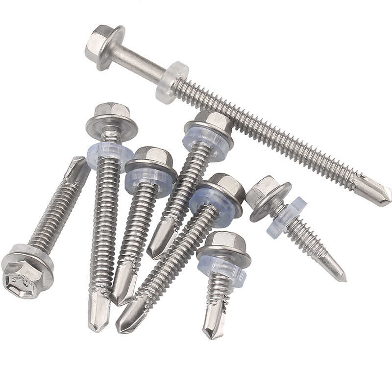 Flange Head Self Drilling Screw Sharp Point Self Drilling Hex Screw Anti Corrosion