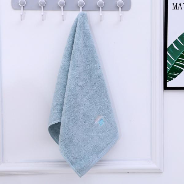 All-aged Customized Size Embroidery Logo Cotton Towel For Men Women Soft Thickened Towels SOLID COLOR