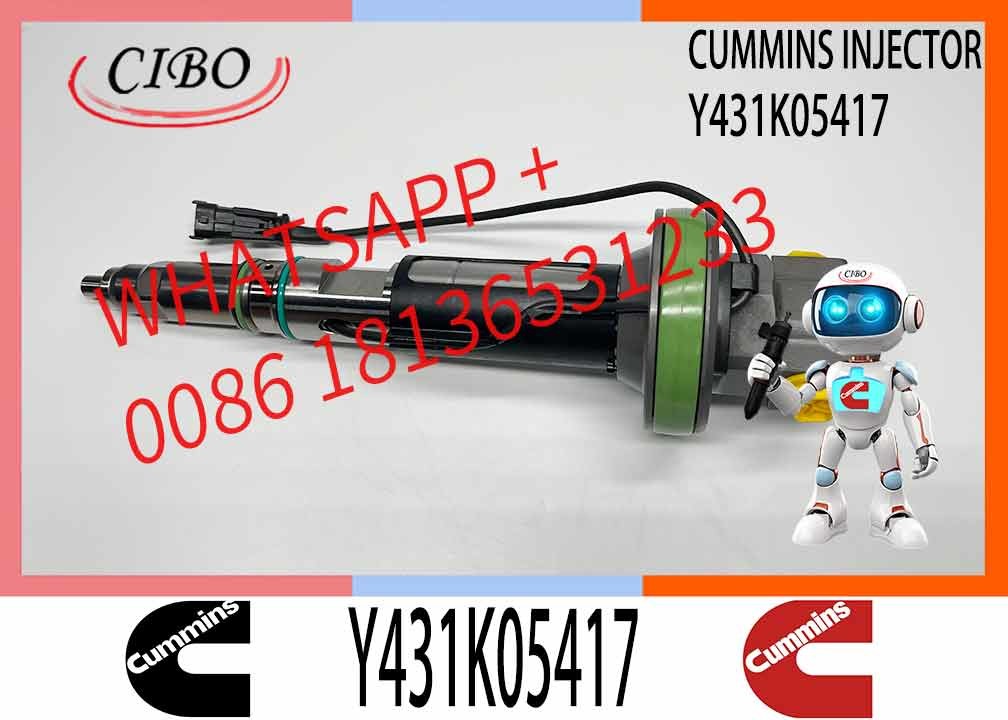 Y431K05417 QSK19 Diesel Engine Common Rail Fuel Injector Y431K05558 4964171