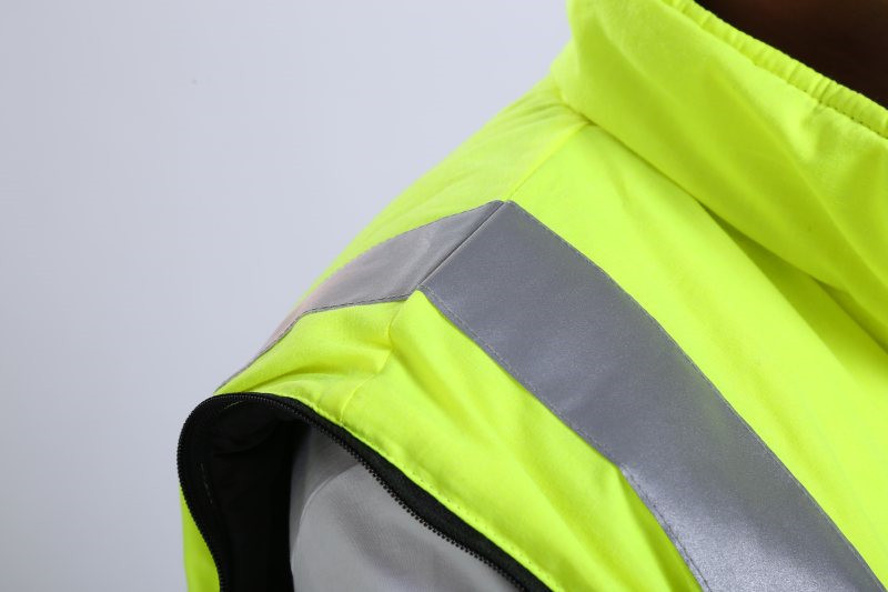 300D Oxford Multi Function Cold Weather Workwear 7 In 1 Hi Vis winter Softshell Jacket