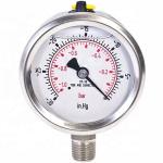 Stainless Steel RO System Accessories Glycerin Filled Pressure Gauge 100mm