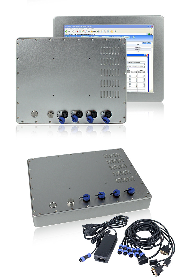 3855U Waterproof Touch Screen Pc , Ip67 Windows Os Touchscreen Desktop Computer