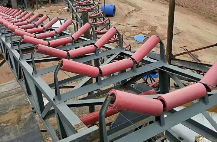Conveyor Spare Parts 89mm Diamater 900mm Length Flat Return Rollers Under Belt