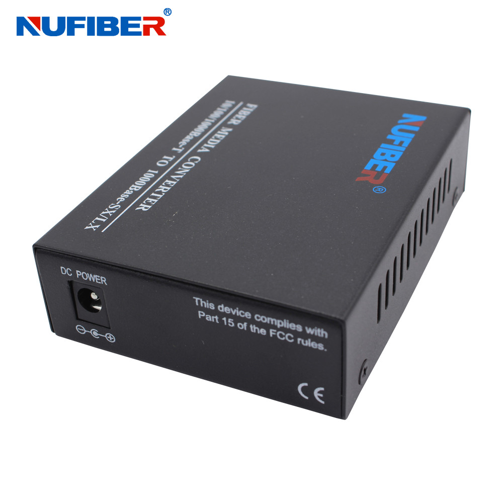 Simplex 1310 / 1550nm 20km SC Gigabit Media Converter 10/100/1000M