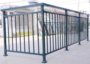 China Heat Treated 3m High Wrought Iron Steel Fence ISO14001 wholesale