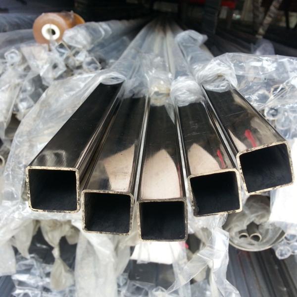 SS Square Pipe / SS Rectangle Pipe Tube 201 304 SS Pipe Bright Polishing for Outdoor Structure
