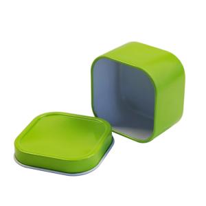 China 100ml 120ml Food Square Tin Can Containers Customized Logo wholesale
