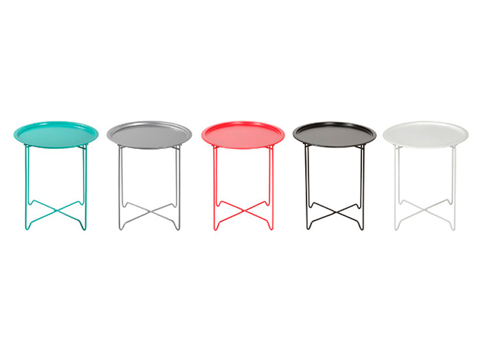 40x48cm Round Metal Coffee Table Home Living Room Furnitures