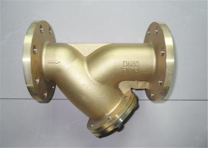 Customized Precision Brass Investment Casting , Water Filter Valve ISO9001