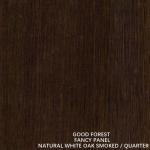 Plywood Faced Smoked Oak Straight Grain Paint-Free For Door And Furniture