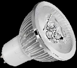 China LED Spotlight 3W 270LM High Power Leds chip GU10 wholesale