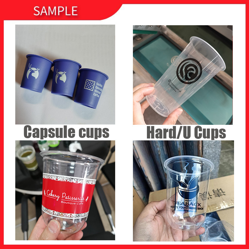 5-7BAR Logo Printing Machine On Plastic Semiautomatic Adjustable Pressure