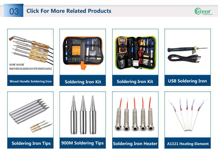 High Power Electric Soldering Iron 300-2000 ℃ For Industrial Welding 500W SGS