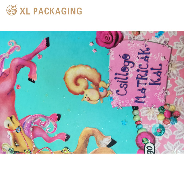 Hardcover Kids Paper Books Full Color Custom Printing Case Bound Booklet