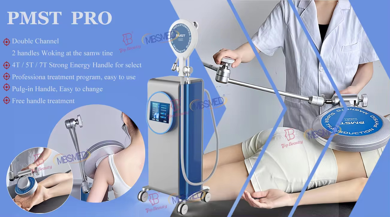 Pmst Neo+ Plus Laser Therapy 808NM Super Transduction Pulse Electromagnetic Field Physio Magneto EMTT Extracorporeal Mac
