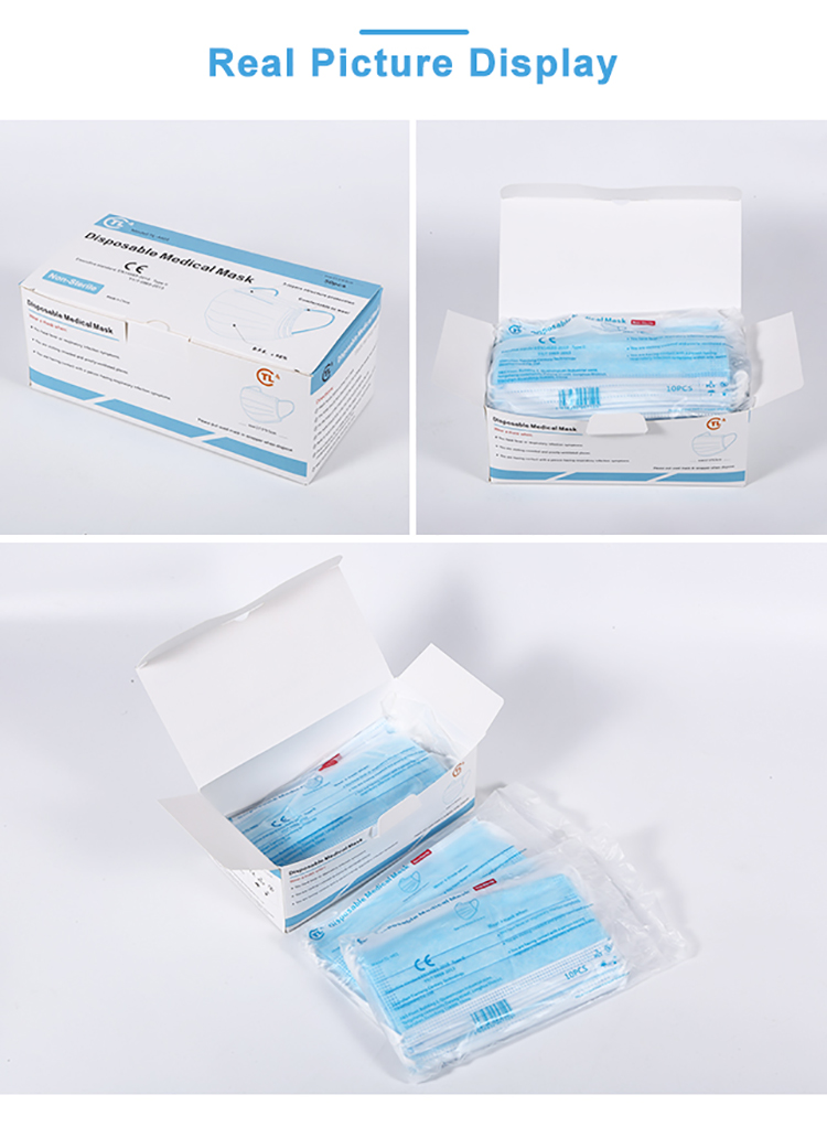 Hot Sell Surgery Mask None Wave Disposable Mask 3 Ply Surgical Face Mask With Earloop