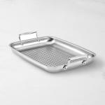 Stainless Outdoor BBQ Grill Pan Grill Basket