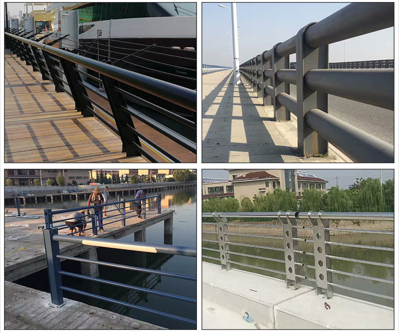 Standard AASHTO M-180 Crash Barrier Protective Guardrail For Bridge Protection