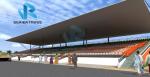 Stadium Sports Field Temporary Bleachers Grandstand Tribune Stands Outdoor