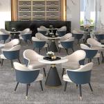Stone Marble Top Modern Luxury Wooden Dining Table OEM ODM