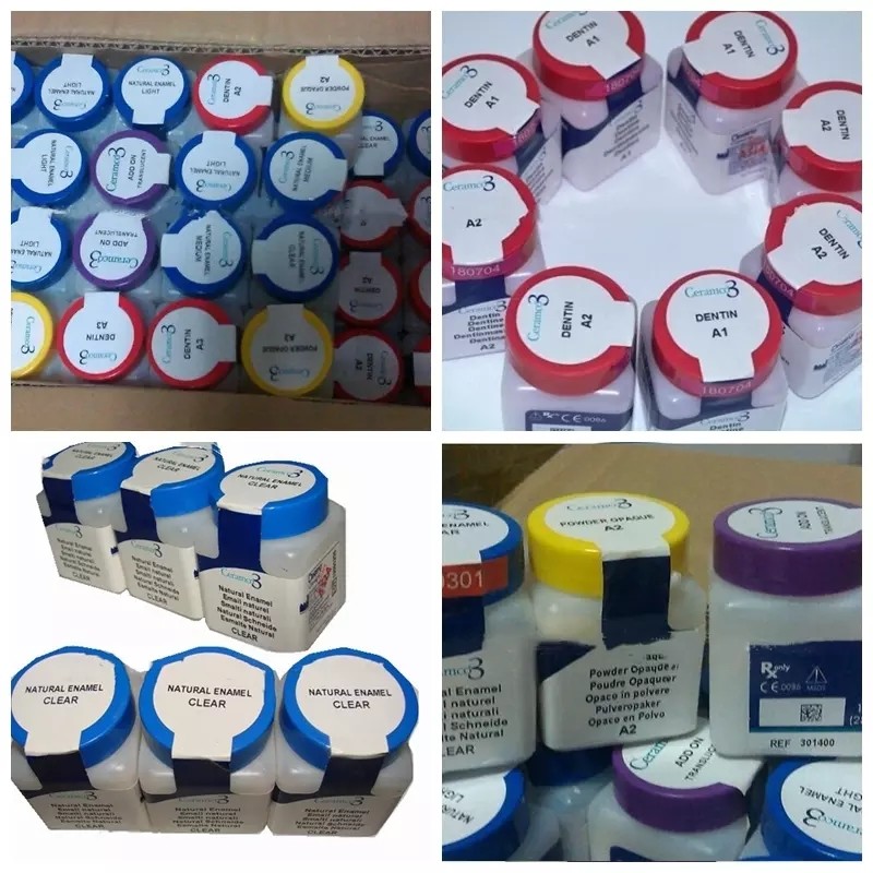 Porcelain Powder Dental Lab Tools 100% Original Ceramco 3 Denture Material For Metal