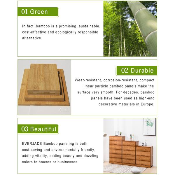 Grooving Bamboo Decks with Modern Design Style and After-sale Assistance