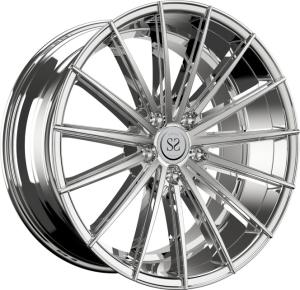 China 22 inch modified one piece forged deep dish alloy polished rims wheel 5x130 wholesale