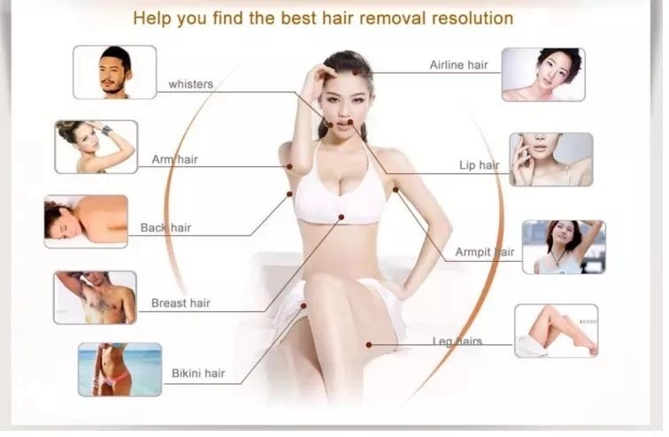 4IN1 Dual Screens IPL Laser Hair Removal Machine 480nm-690nm