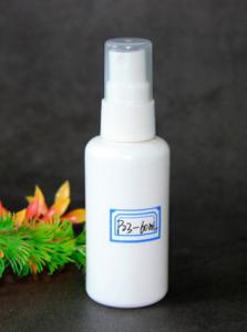 China 60ml Round Perfume Spray Bottle Cosmetic Packaging Plastic PE Material wholesale
