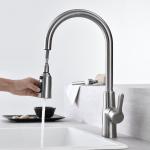 Triple Mode Sprayer Flexible Kitchen Faucet IPX5 CUPC Ceramic Cartridge sink tap