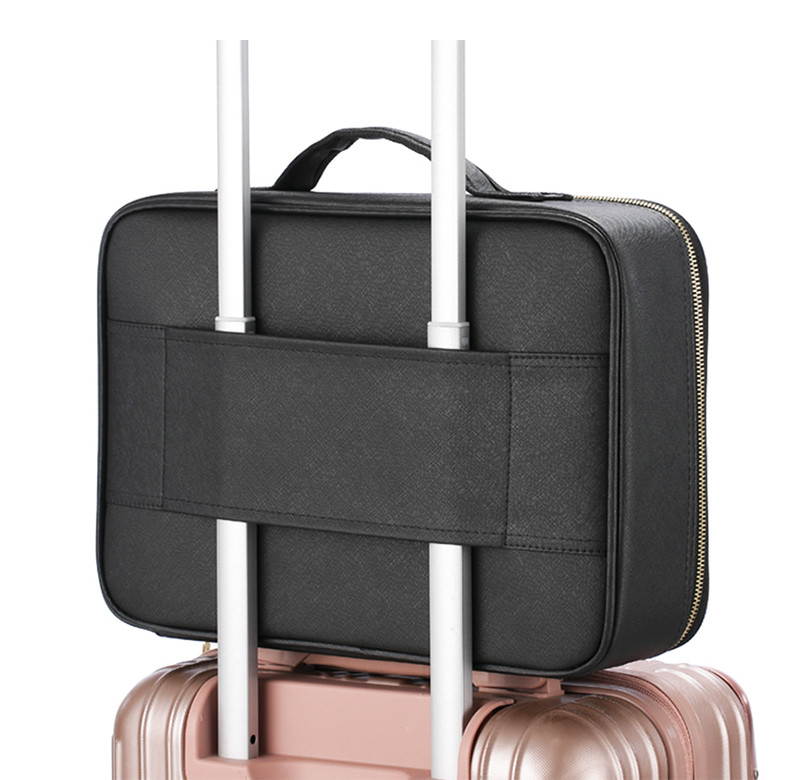 Waterproof Large Cosmetic Handle Makeup Bag Case