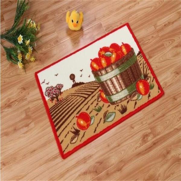Cute anti slip printed nylon cartoon home mat