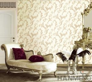 China Eco-friendly Vinyl-coated PVC Wallcovering Bathroom Decor 0.53*10M Wallpaper Classic wholesale