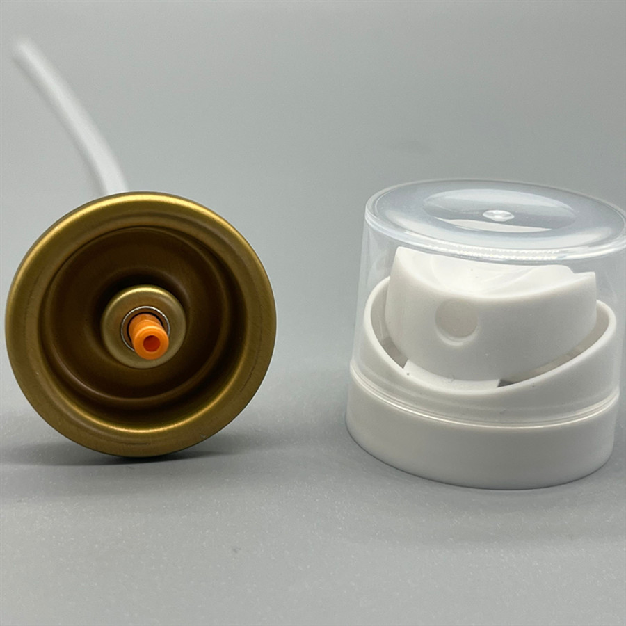 Child-Safe Locking Deodorant Body Spray Valve for Family Households with Tamper-Proof Actuator