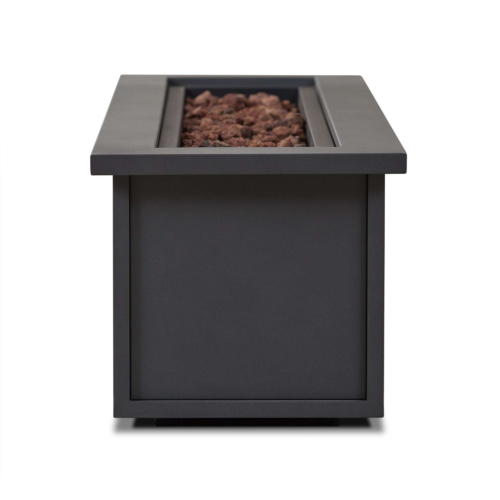 Outdoor Furniture Gas Fire Pit Table 48"L x 15"W x 13.5"H Perfect for Outdoor Living