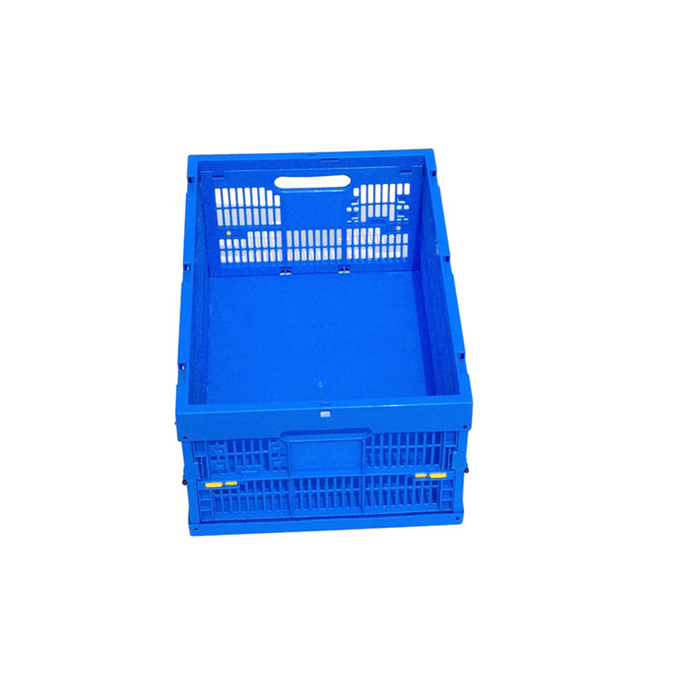 Plastic collapsible fruit mesh crate Manufacturer